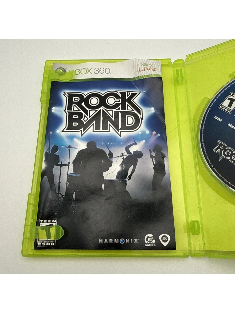 Rock Band Xbox 360 Game With Manual - CIB